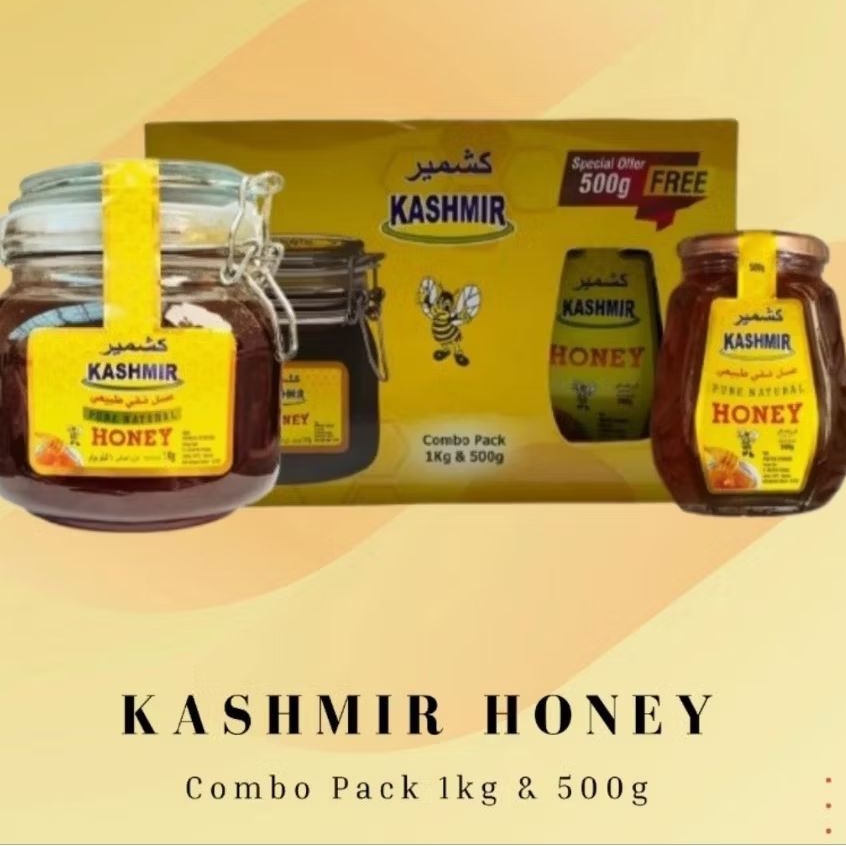 

Madu Kashmir combo pack 1kg dan 500gr original kasmir