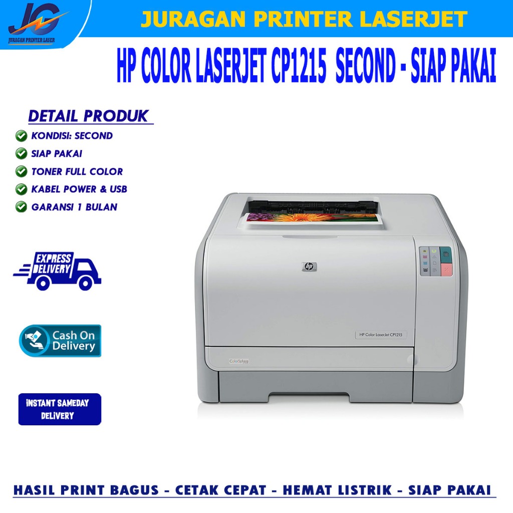 HP Color LaserJet CP1215 – Printer Laser Warna untuk Kantor & UMKM