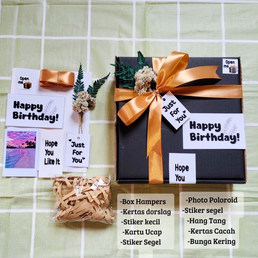 

Box Hampers paket lengkap/Box Kado/Kotak Kado