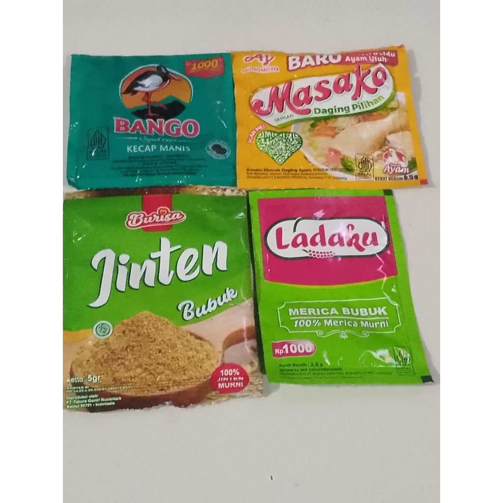 

Kecap Bango+Masako+Jinten Bubuk 5 gram+Ladaku Paket 3Ap (TRB159)