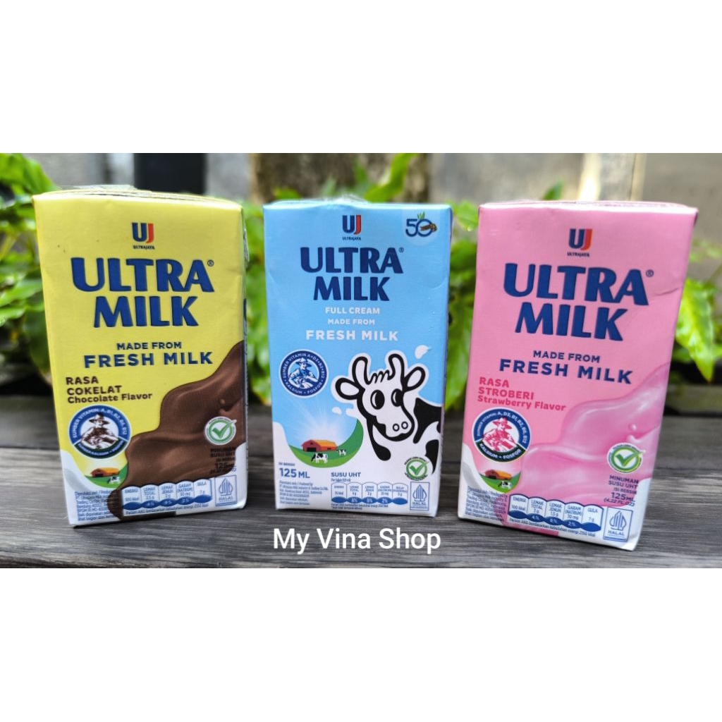 

ULTRA 125 ml SATUAN / Susu UHT Ultra 125ml
