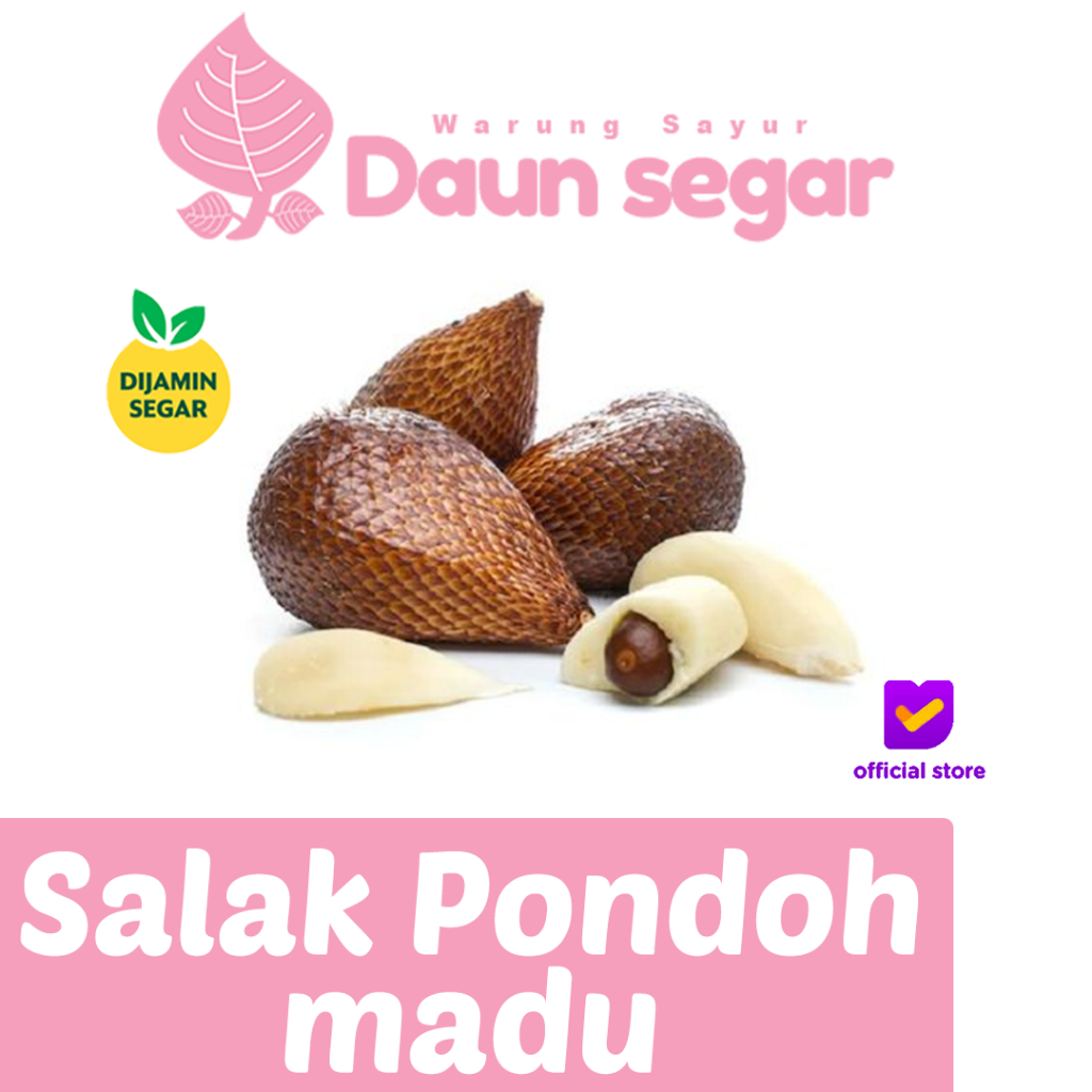 

Salak Pondoh Super Manis 1kg Kulit Kering, Daging Renyah & Wangi - Daun Segar