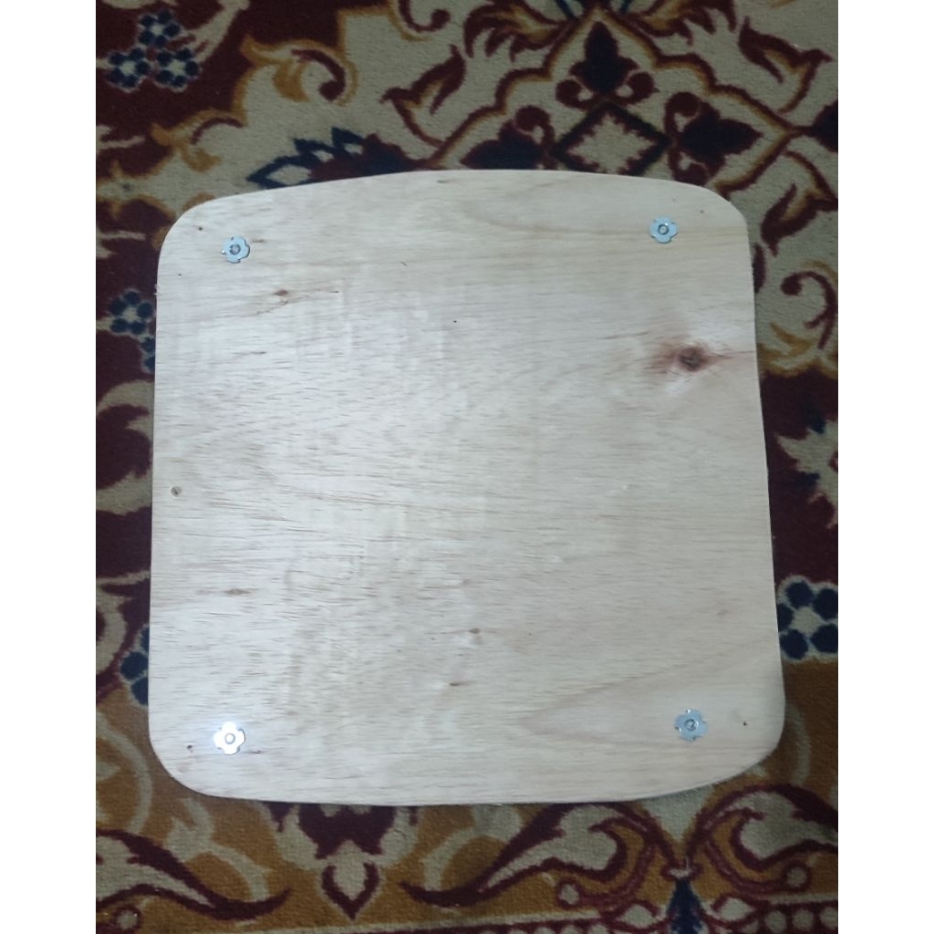 triplek jok 4mm alas kursi lipat set cakar+baut m5