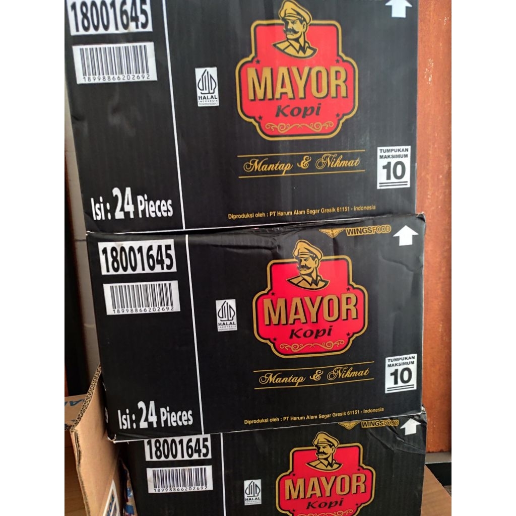 

Kopi Mayor kartonan 120g x24Pcs