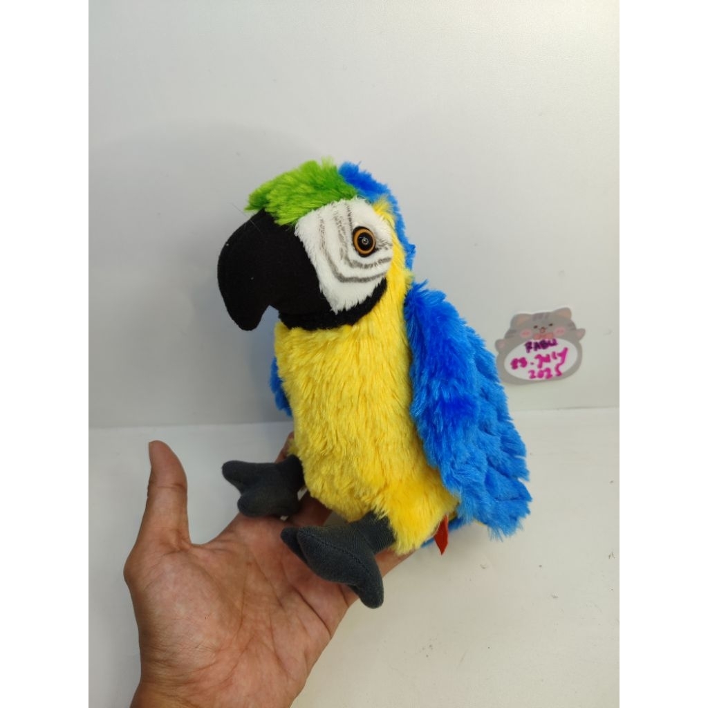 boneka burung parrot macaw original wild Republik