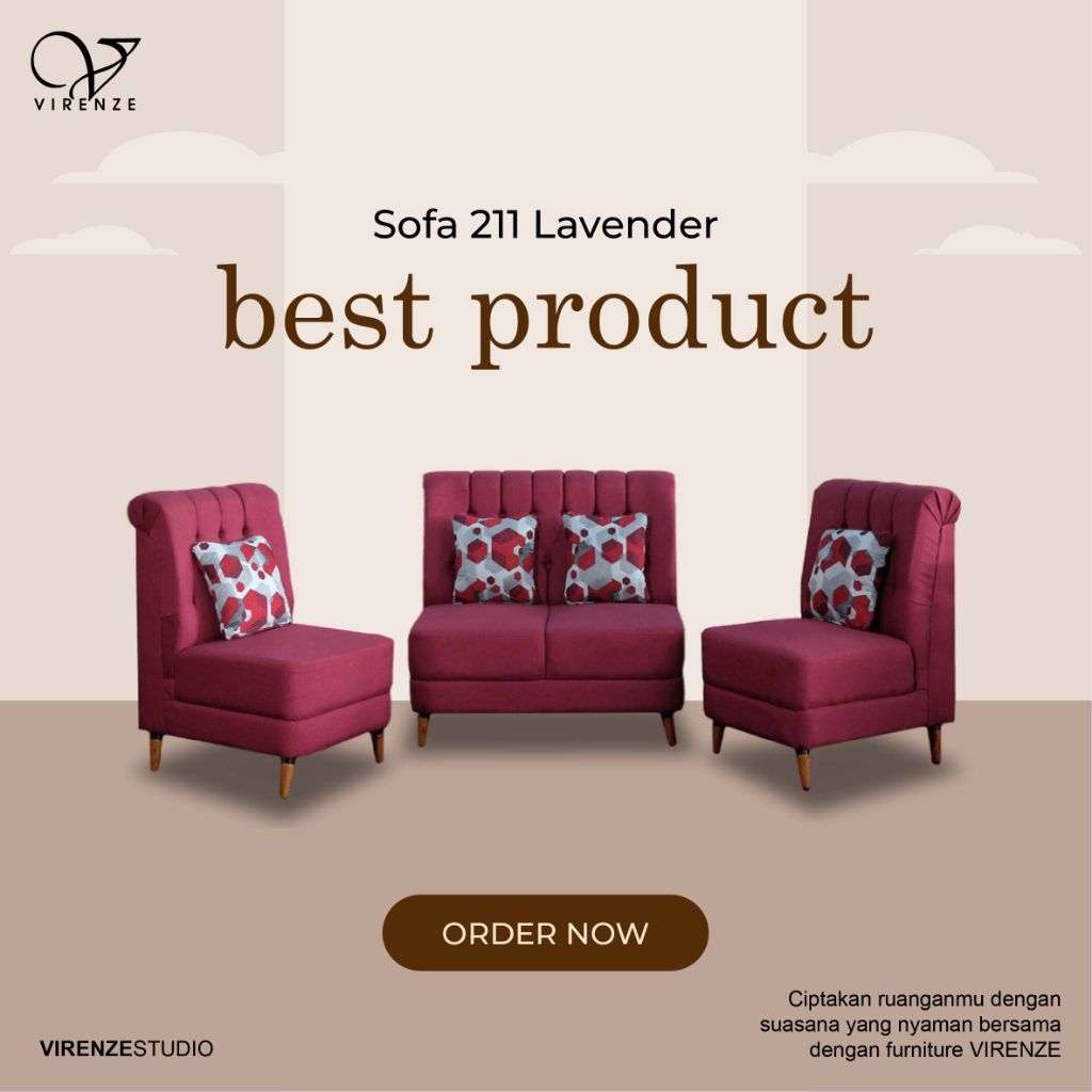 Sofa 211 Lavender Sofa Ruang Tamu