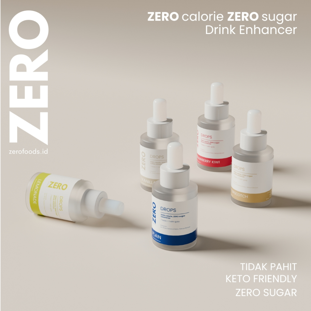 

Zero Drops - Pemanis Tanpa Gula, Zero Kalori, Rasa Lebih Baik dari Stevia