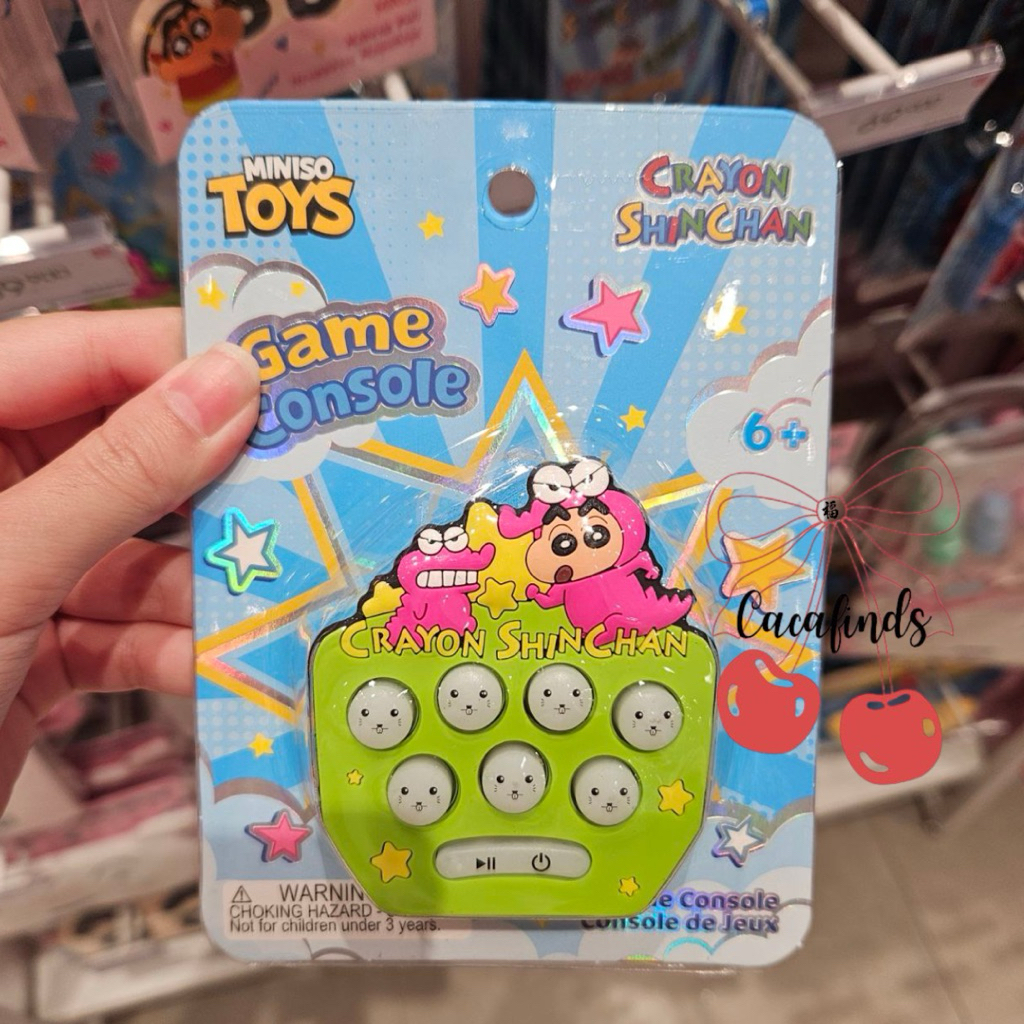 MINISO x Shinchan‼️Game Console / Mainan Anak Crayon Shinchan Super Costume Adventure Collection