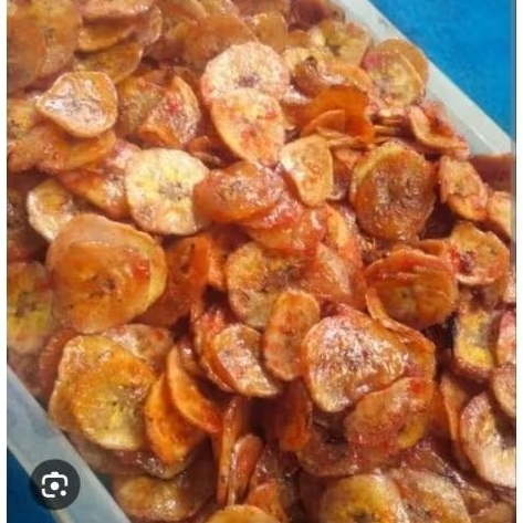 

Keripik Pisang Chips Pedas Manis | Pisang Koin | Keripik Pisang Kepok Bestak 150g