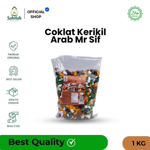 

Coklat Arab Kerikil | Permen Coklat Arab 1kg