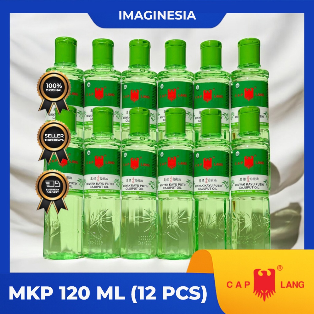 (PAKET 1LUSIN) MINYAK KAYU PUTIH (120ML) Merk CAPLANG