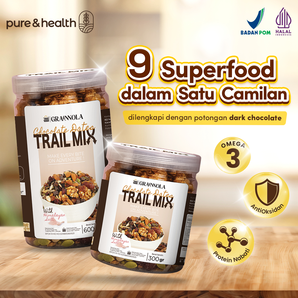 

Trail Mix Chocolate Dates Timur Tengah - Mix Kacang, Kurma, Buah Kering & Cokelat
