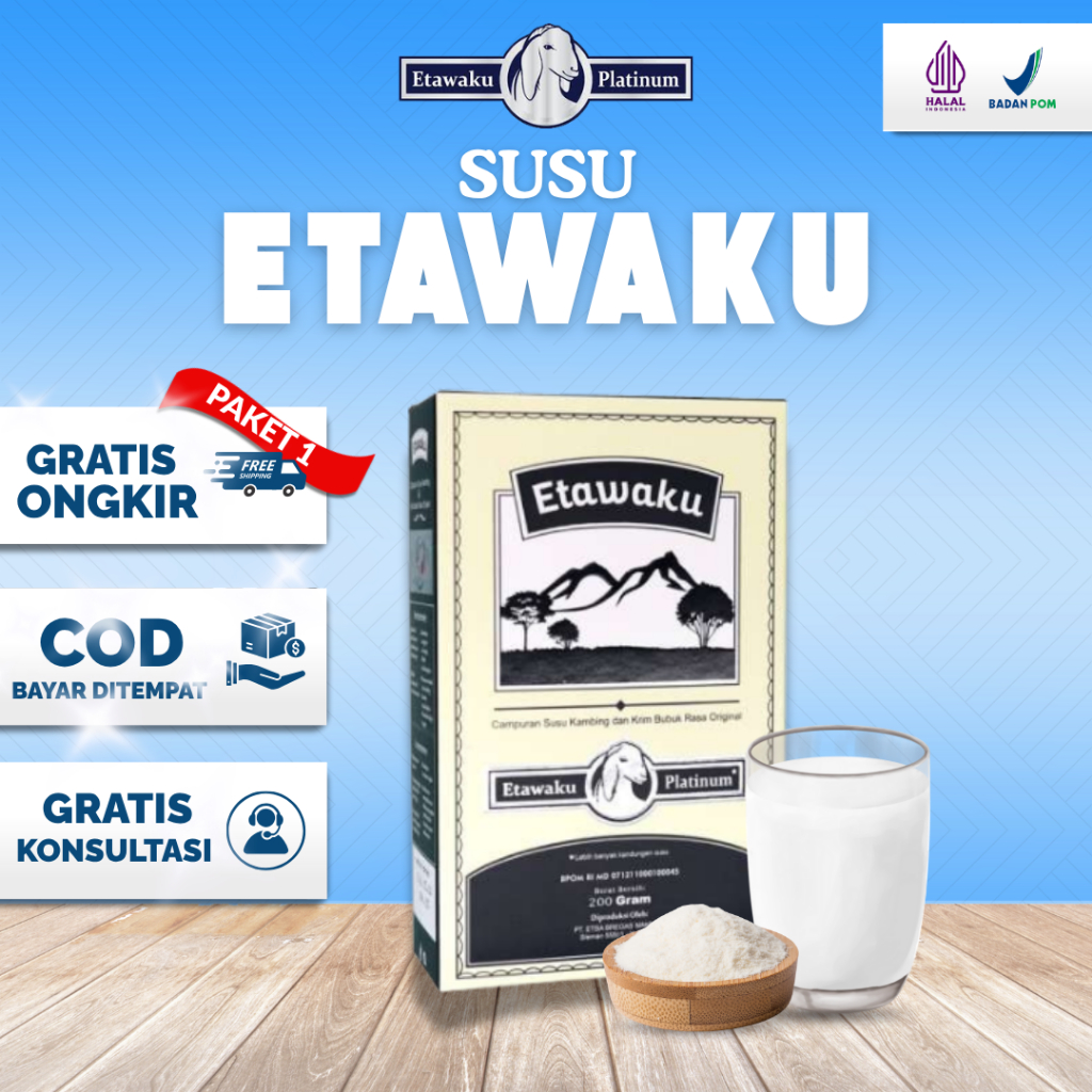 

Etawaku Platinum Susu Original Atasi Masalah Pernafasan Dan Asam Urat