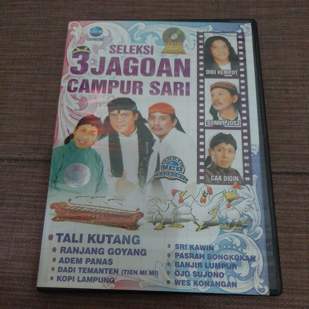 VCD original karaoke 3 seleksi jagoan campur sari