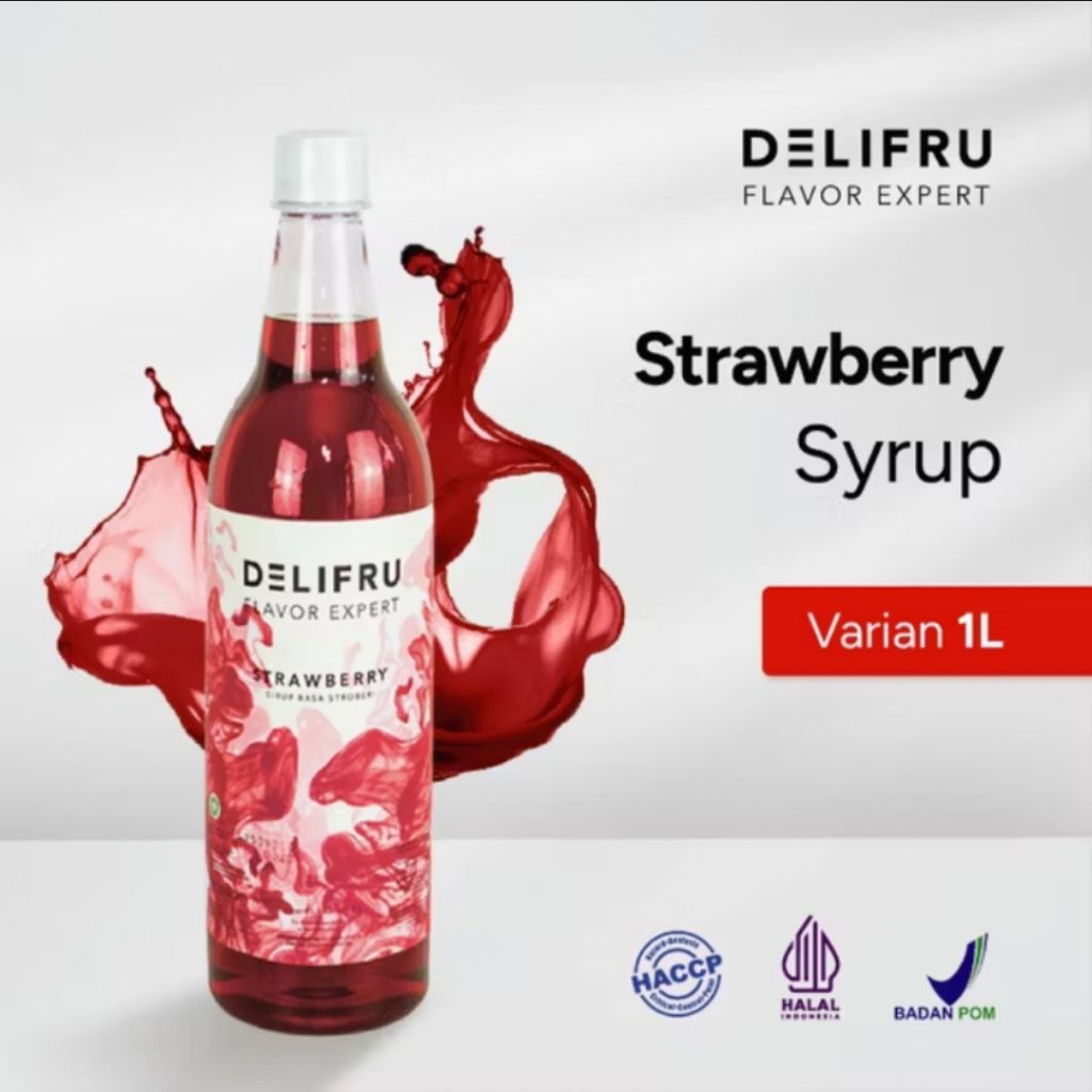 

DELIFRU SYRUP STRAWBERRY 1000 ML
