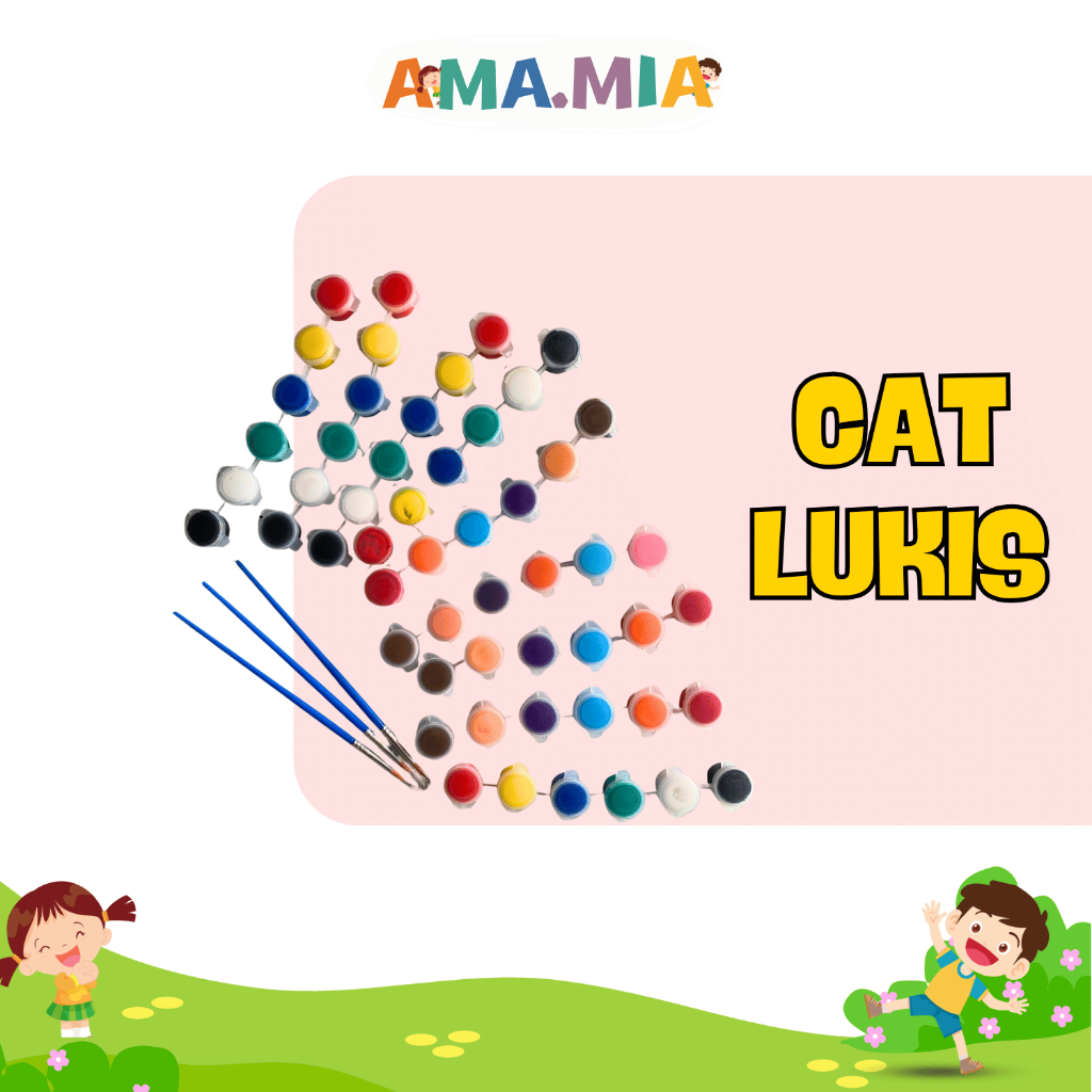 

Cat Lukis Akrilik Mini Best 1 Set Ukuran 3ml Isi 6 Warna 12 Warna Cat Akrilik Kanvas Lukisan Cat Cat Akrilik