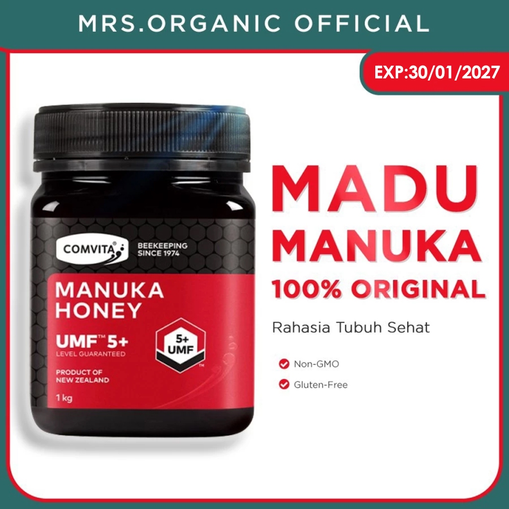 

COMVITA Manuka Honey UMF 5+ 1 kg - madu alami murni asli new zealand
