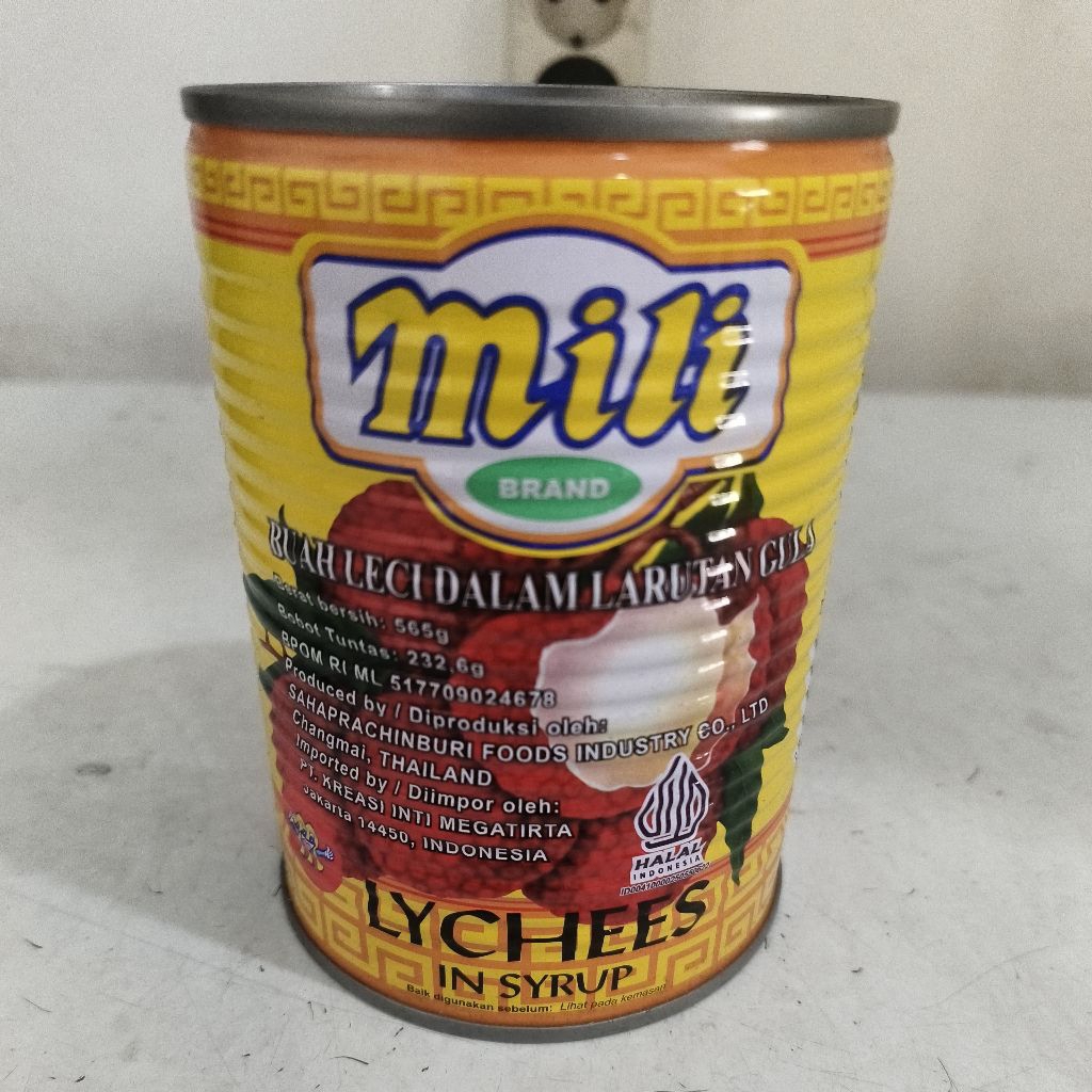 

Buah Leci Kaleng / Lychee In Syrup Mili 565gr