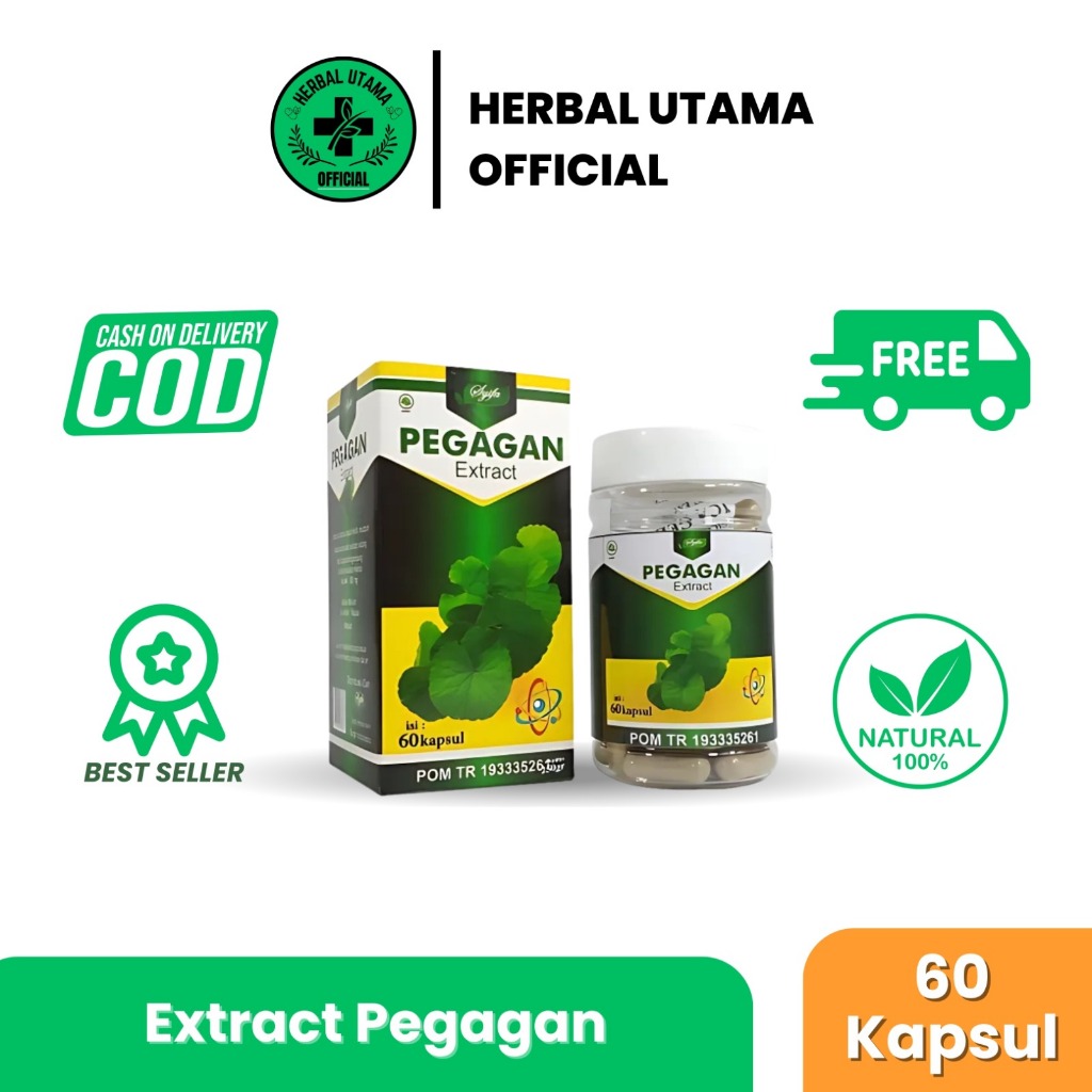 Ekstrak Daun Pegagan is 60 Kapsul Antanan