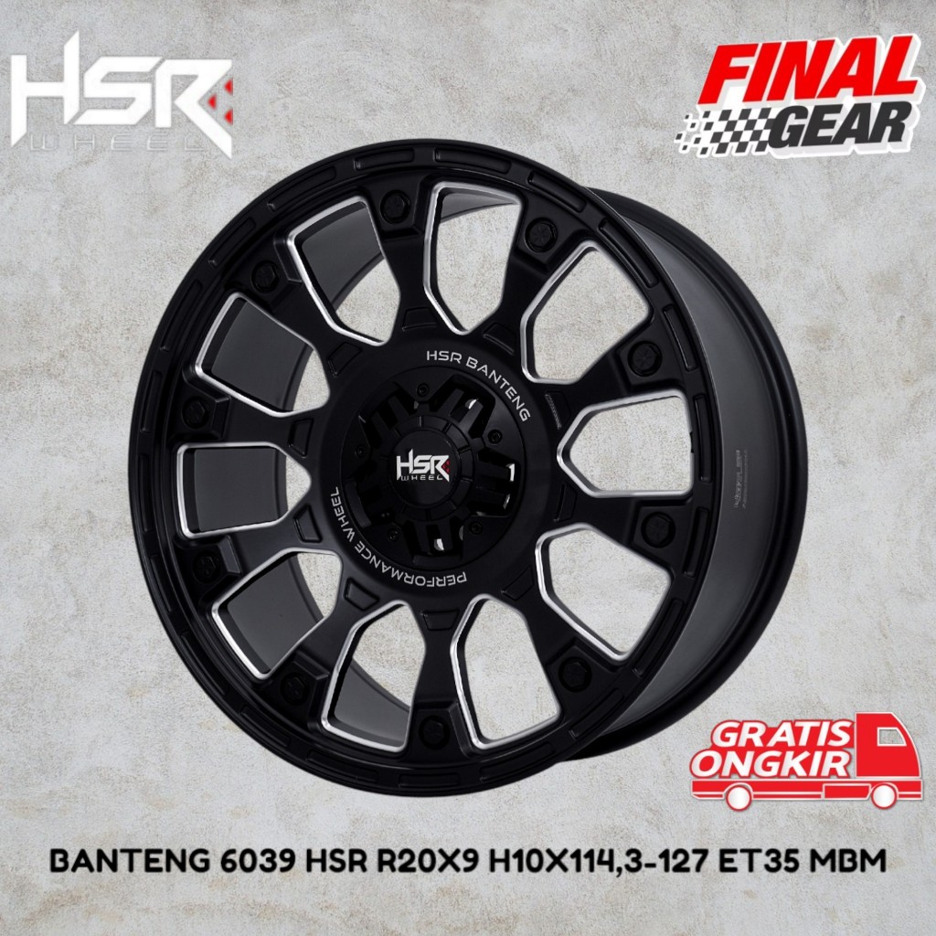 velg mobil racing semi off road r20 untuk mobil jeep rubicon wrangler/velg racing hsr wheel r20