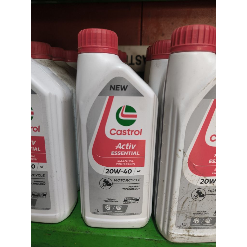 oli Castrol esensial 20w-40 1000ml 4t original