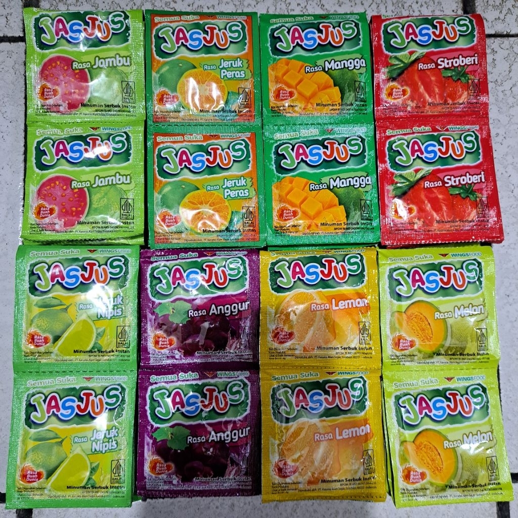 

JASJUS Minuman Serbuk Instan Aneka Rasa 1Renteng 10Saset