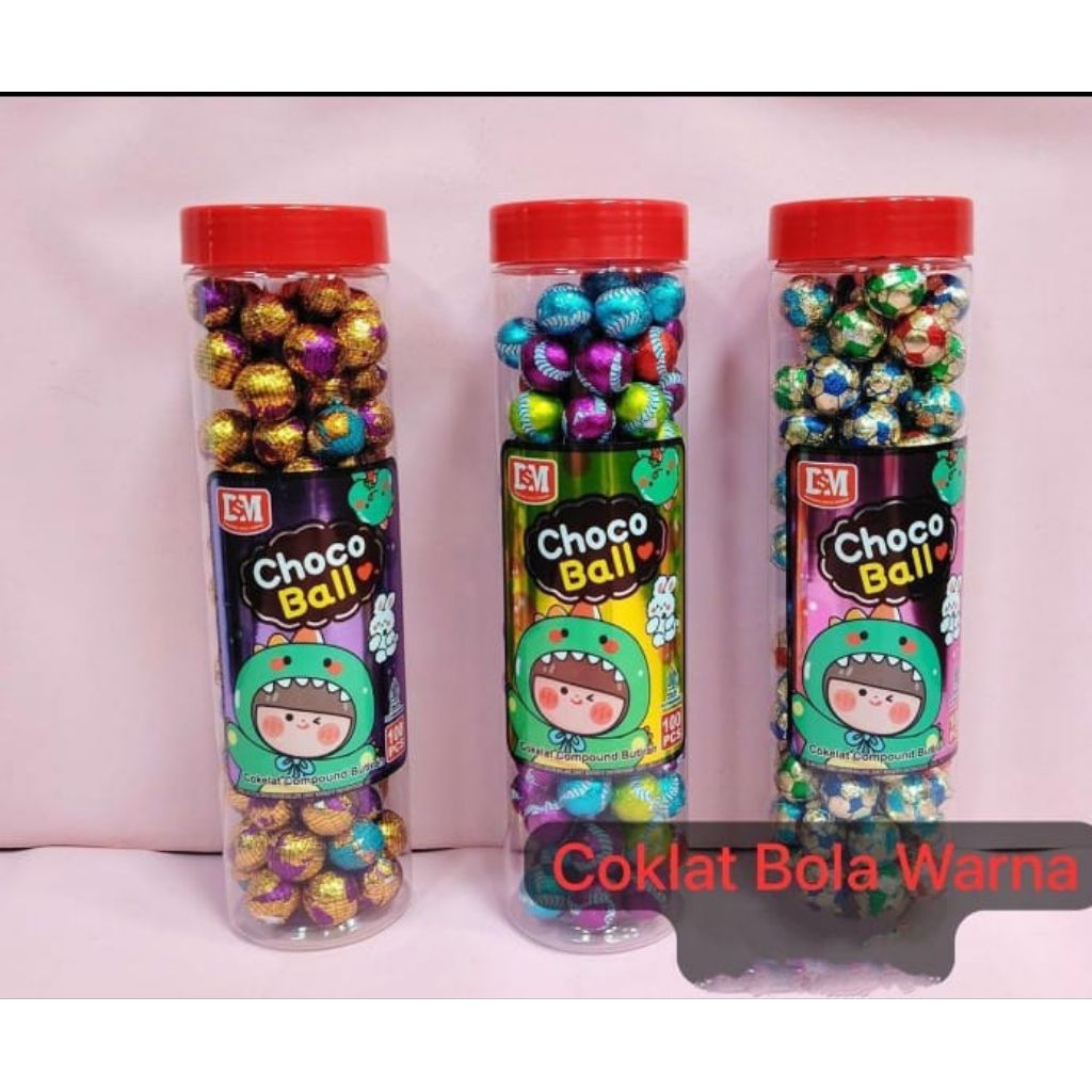

COKLAT BOLA MINI CHOCO BALL ISI 100 PCS