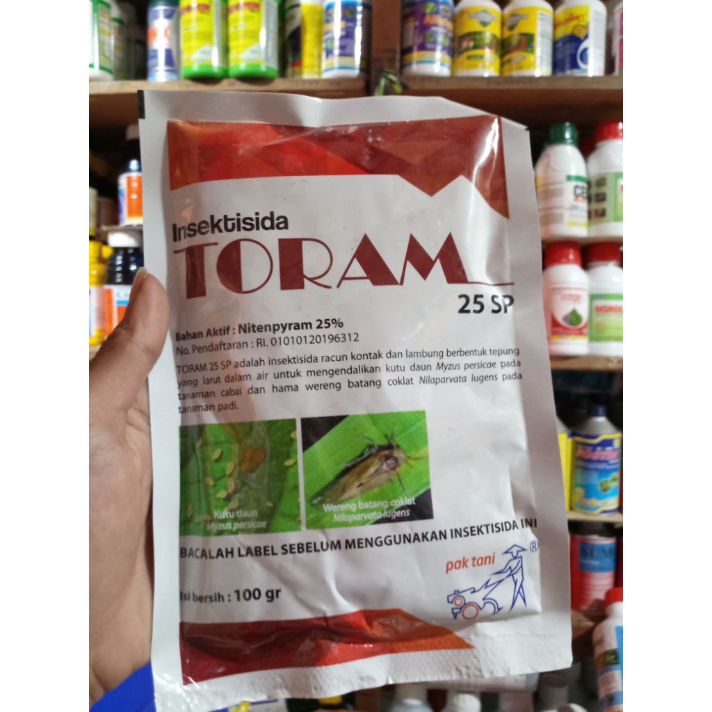 insektisida obat wereng toram 100gram bahan aktif nitenpyram 25sp