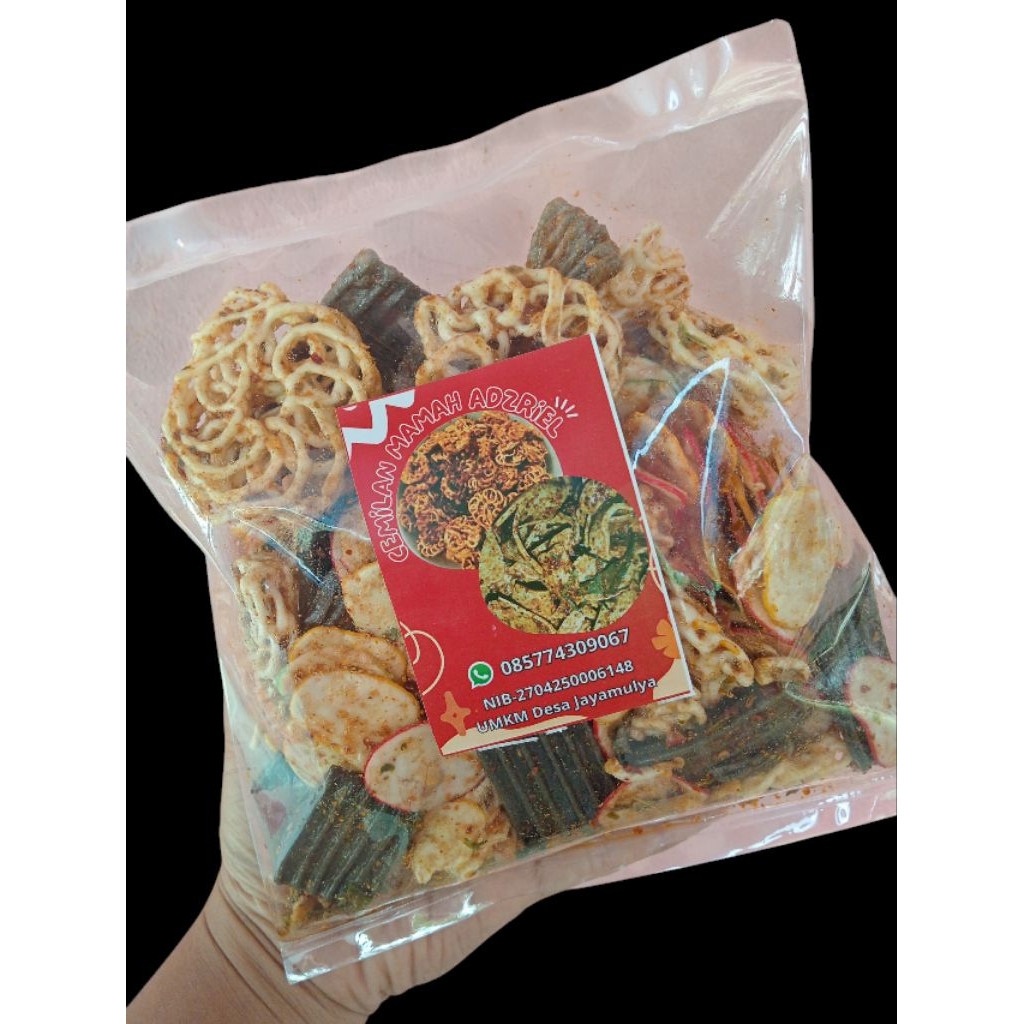 

KRUPUK SEBLAK MIX PEDAS DAUN JERUK 250GRAM