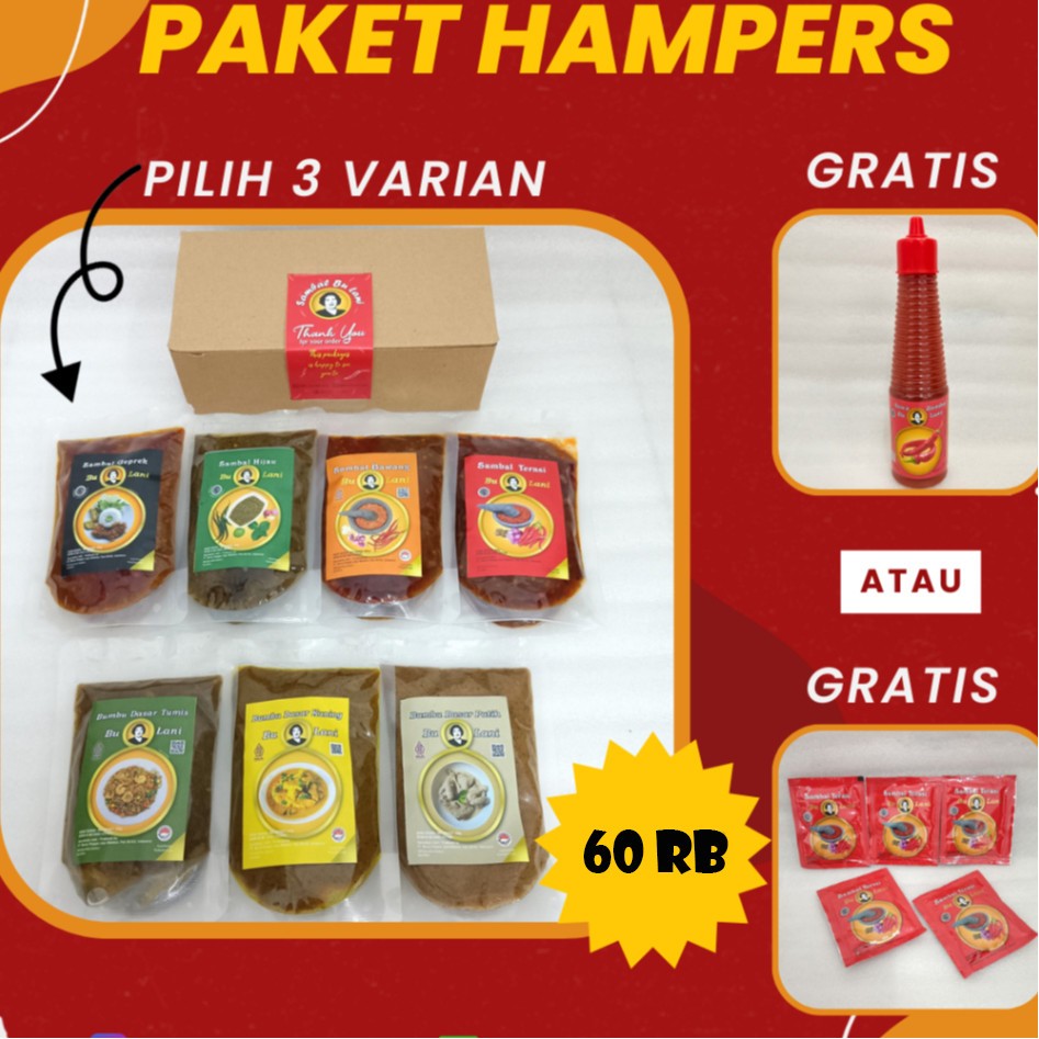 

Bu Lani Paket Hampers Sambal dan Bumbu