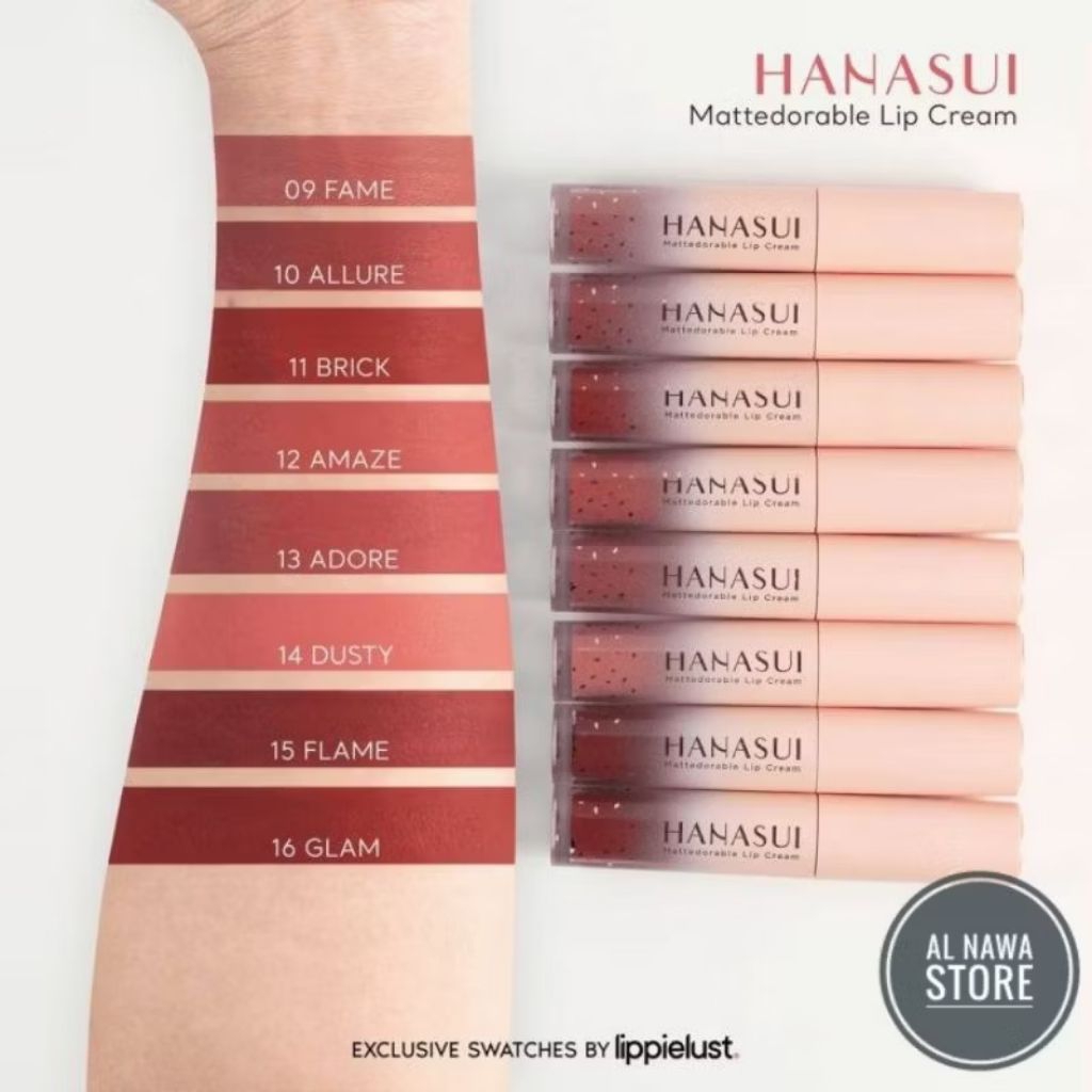 Grosir Hanasui Mattedorable Lip Cream Lip Matte Cream Hanasui Seperti Lip Cream Lip Stick Pewarna Bi