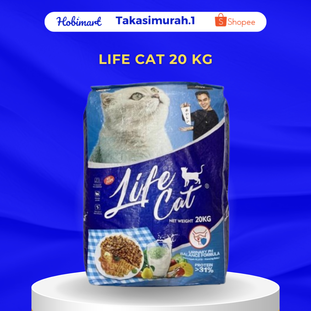 LIFE CAT 20KG - DRY FOOD MAKANAN KUCING KERING