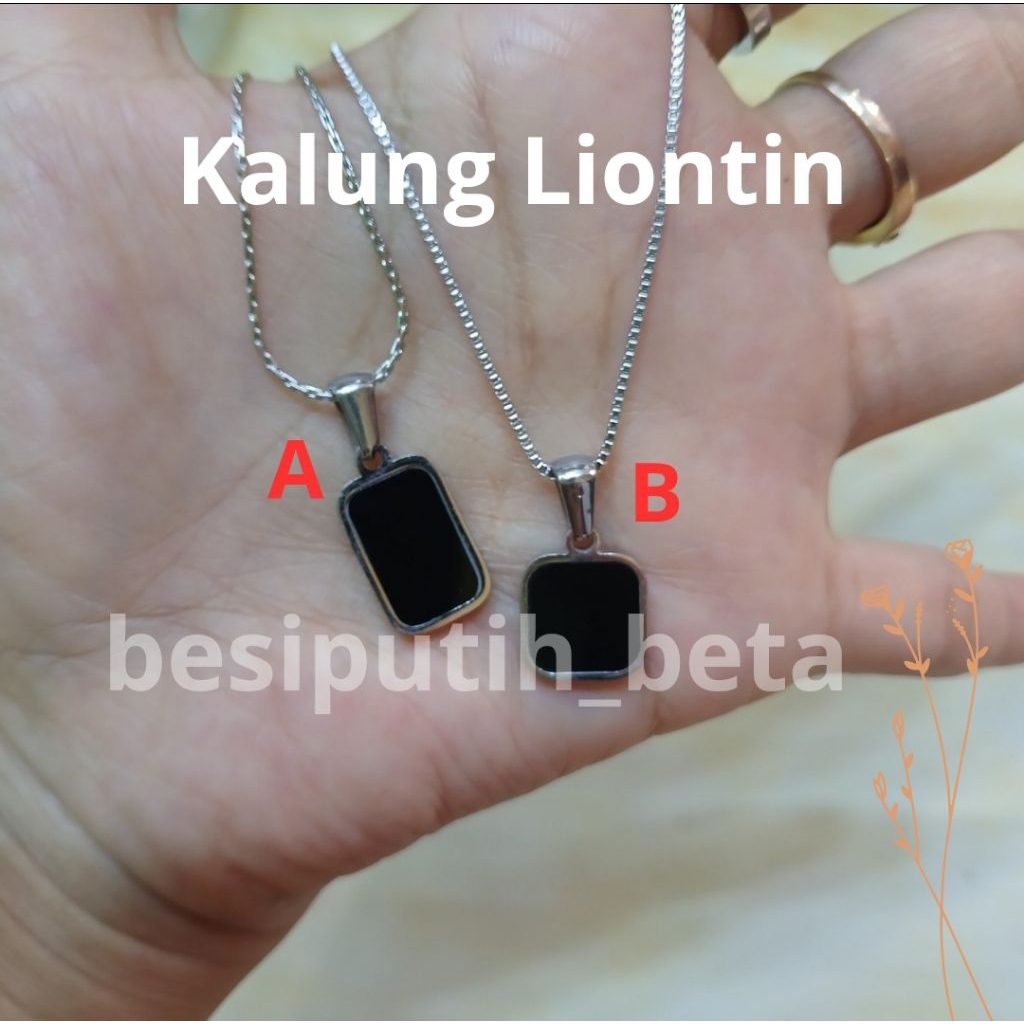 kalung Lionton besi putih ambon