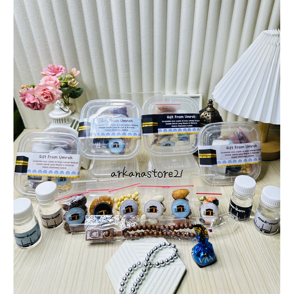 

(satuan) oleh oleh haji dan umroh/ paket oleh oleh haji dan umroh/ oleh oleh haji/ oleh oleh umroh kemasan Thinwall