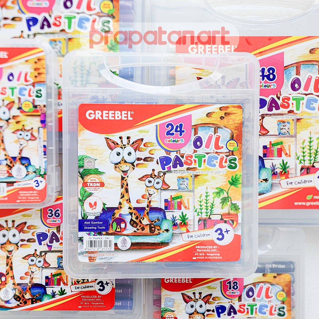 

Greebel Oil Pastel 12 Color | Crayon Minyak