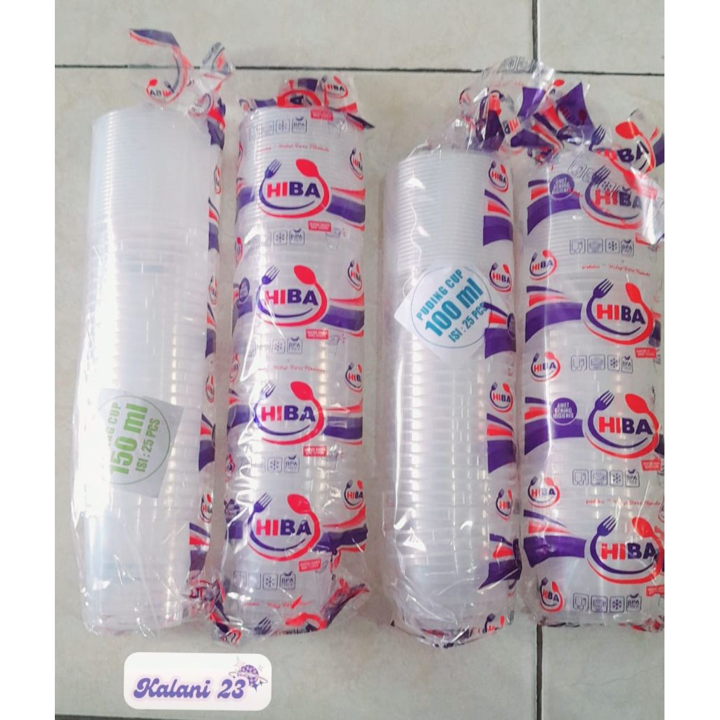 thinwall cup puding pudding jelly agar agar 100 150 ml