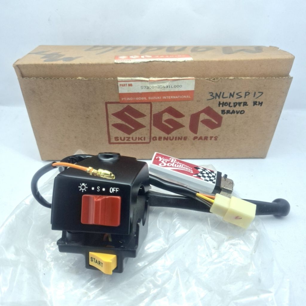 Saklar Holder kanan SUZUKI RC100 - Bravo NOS Original
