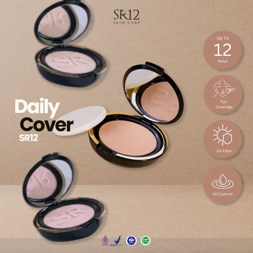 DAILY COVER NATURAL SR12 BEDAK SR12 | BEDAK TAHAN AIR | BEDAK GLOWING BEDAK ANTI LUNTUR |OIL KONTROL