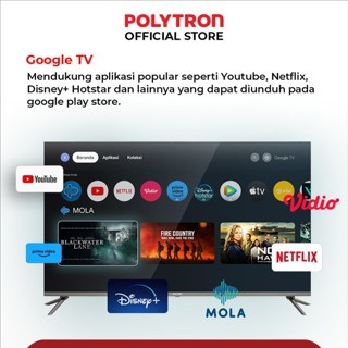 QLED SMART CINEMAX LED TV POLYTRON 50 INCH - 55 QG 9059