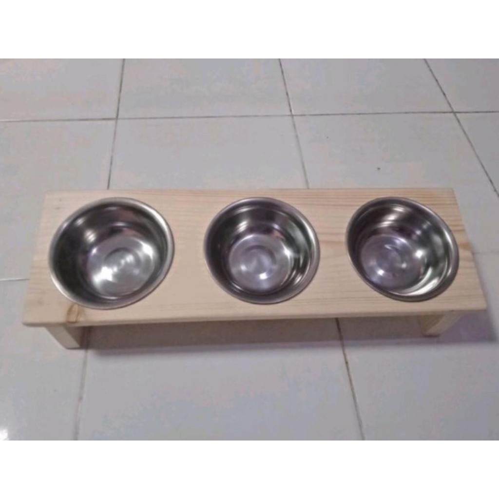 Tempat Makan Kucing / Tempat Makan Kucing Stainless