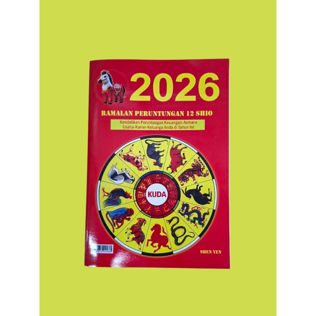 Buku Ramalan Keberuntungan 12Shio THN2026 versi BHS ind