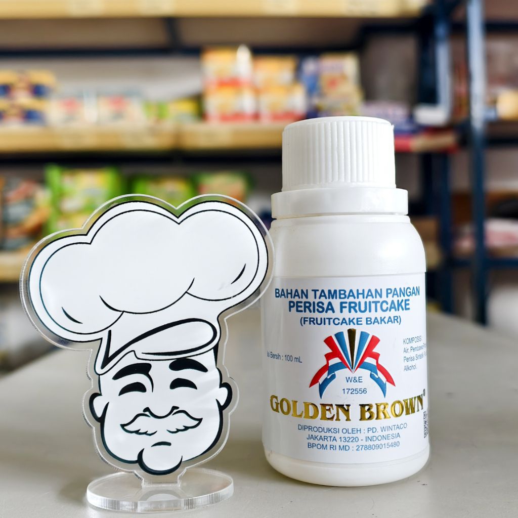 

Goldenbrown Fruit Cake Bakar 100Ml / Golden brown Rum Bakar 100Gr / Pasta Rum Bakar Goldenbrown