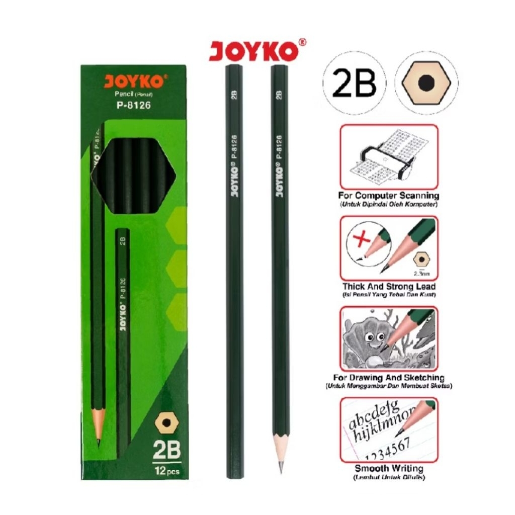 

Pensil Joyko P-8126 pack murah
