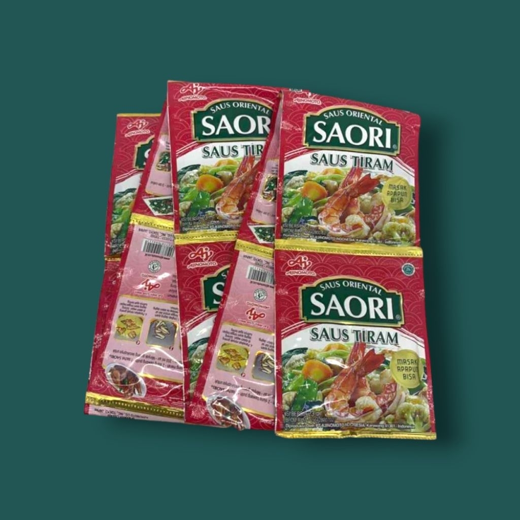 

Saori Saus Tiram Sachet 23ml / Saos Tiram Bumbu Masak Instan (1 renceng Isi 10 sachet)
