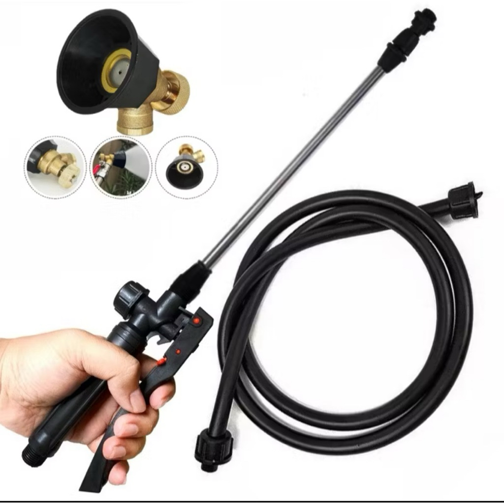 Paket semprotan lengkap alat semprot sprayer elektrik pertanian nozzle vortex kuningan