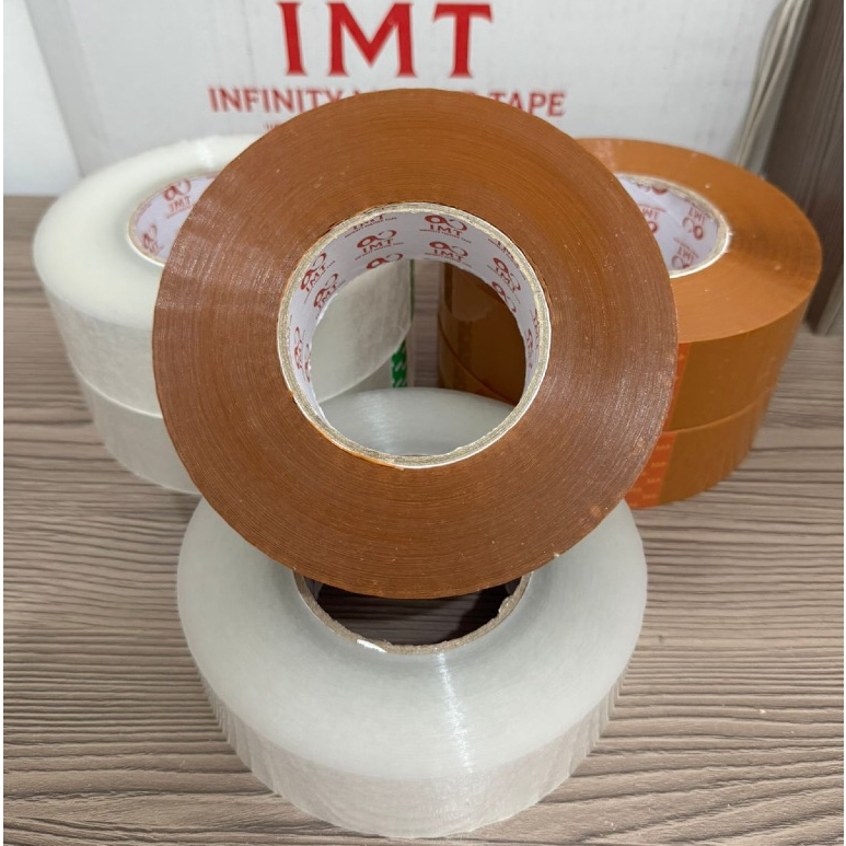 

IMT LAKBAN 500yard X 45 BENING / COKLAT / IMT INFINITY MASTER TAPE SELOTIP ISOLASI PEREKAT