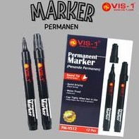 

Spidol Hitam Permanent Besar Vis1 - Hikmat ATK