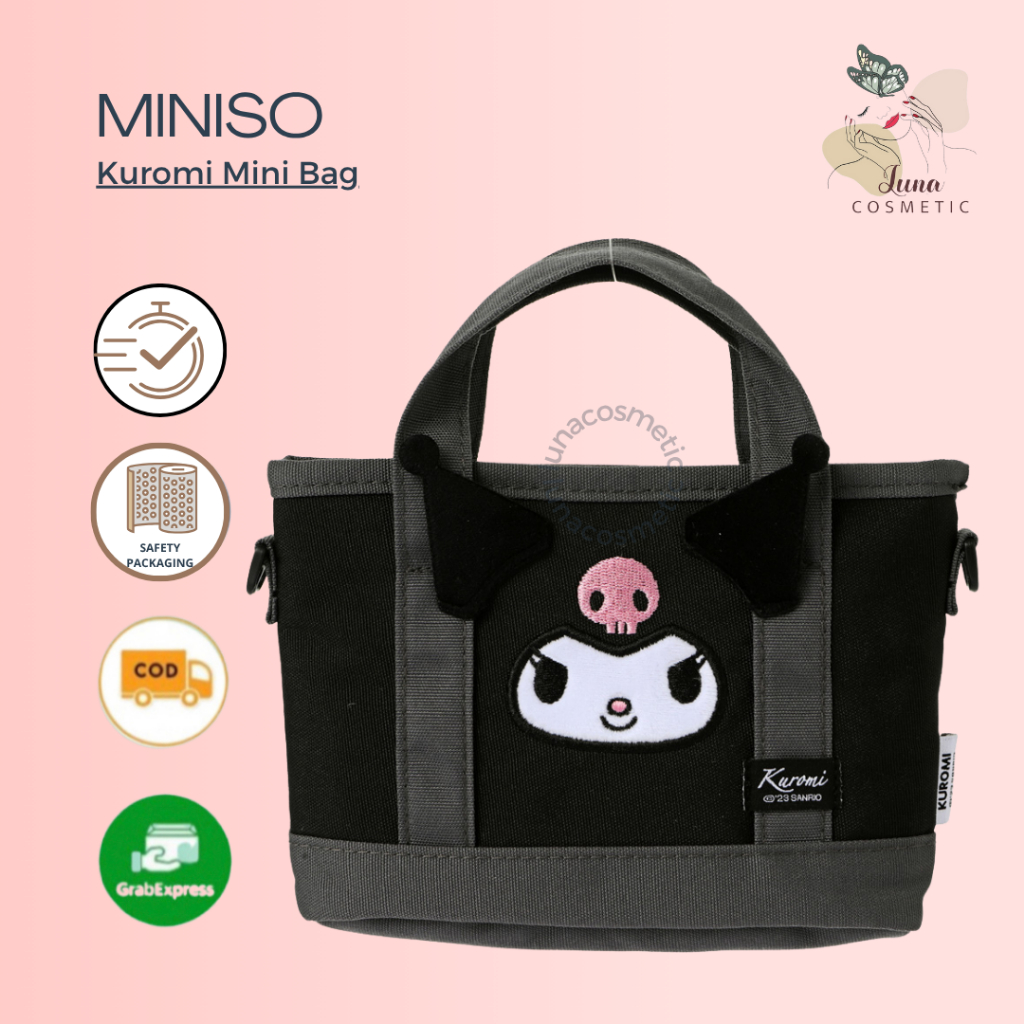 Miniso Bags & Accessories Kuromi Mini Bag/Tas Multi Fungsi