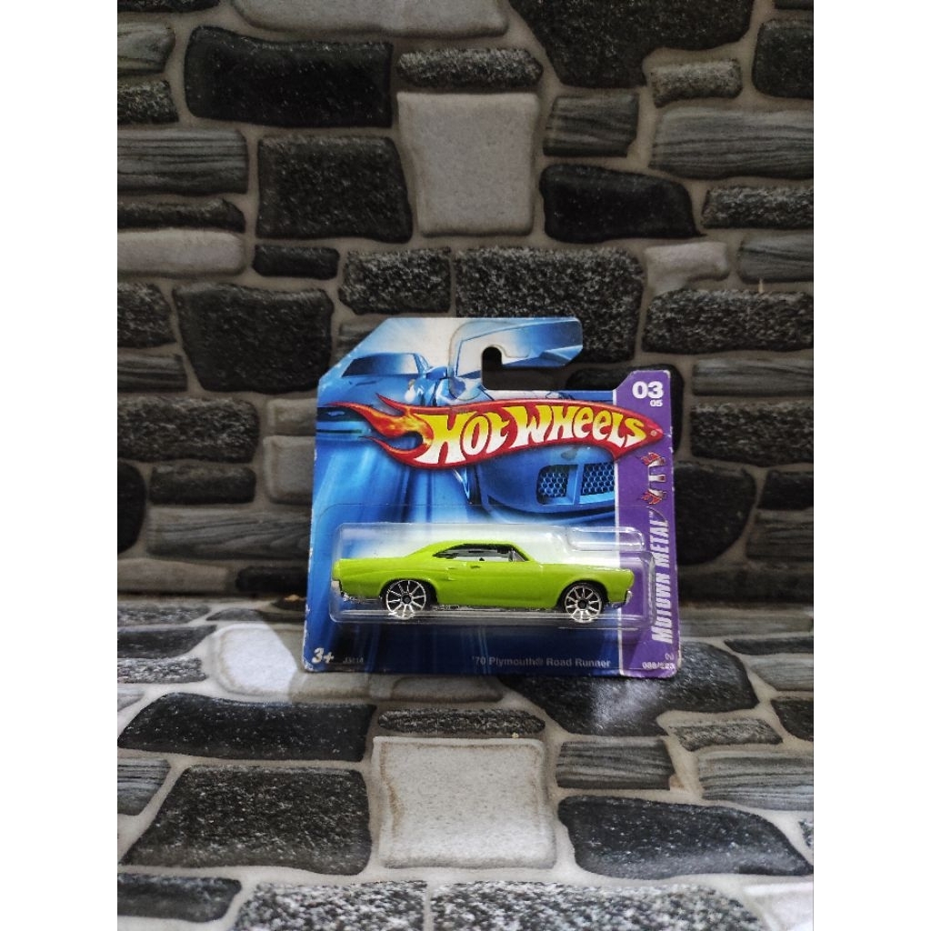 Hot Wheels '70 Plymouth Road Runner - Short Card