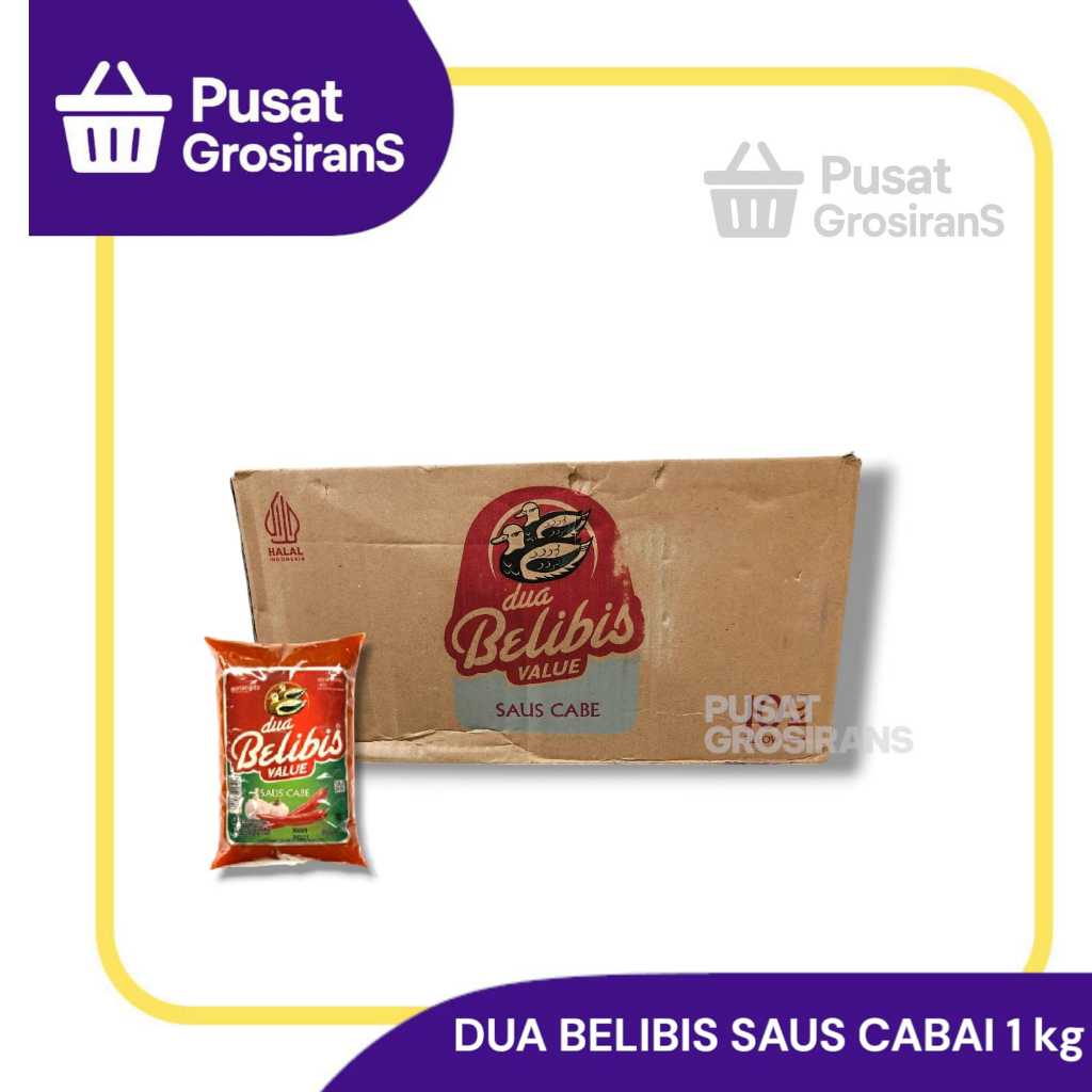 

1 Dus Isi 10 Bungkus Saus Cabe Dua Belibis Value 1 Kg / Belibis Saus Cabe 1 Kg
